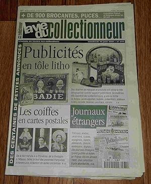 Seller image for TOLES PUBLICITAIRES - CPA COIFFES - JOURNAUX - LA VIE DU COLLECTIONNEUR - NUMERO 371 for sale by Livres 113