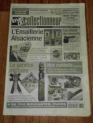 Seller image for PLAQUES EMAILLEES - SERVICE MILITAIRE - ELECTROPHONES - LA VIE DU COLLECTIONNEUR - NUMERO 389 for sale by Livres 113