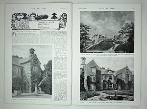 Original Issue of Country Life Magazine Dated February 6th 1926 with a Main Feature on Mostyn Hal...