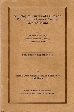 A Biological Survey of Lakes and Ponds of the Central Coastal Area of Maine