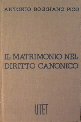 Image du vendeur pour ll Matrimonio nel Diritto Canonico mis en vente par Antica Libreria Srl