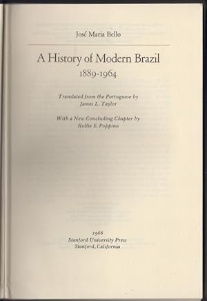 Bild des Verkufers fr A History of Modern Brazil 1889-1964 zum Verkauf von Kaaterskill Books, ABAA/ILAB