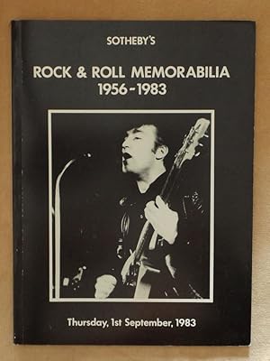 ROCK & [AND] ROLL MEMORABILIA 1956-1983.