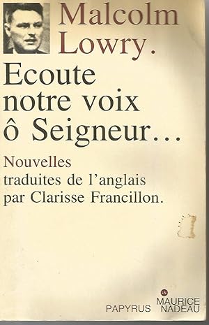 Seller image for Ecoute notre voix  Seigneur for sale by Librairie l'Aspidistra