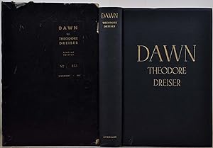 DAWN. A History of Myself. Limited edition signed by Theodore Dreiser.