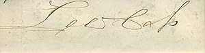 Signature of Lewis Cass (1782-1866).