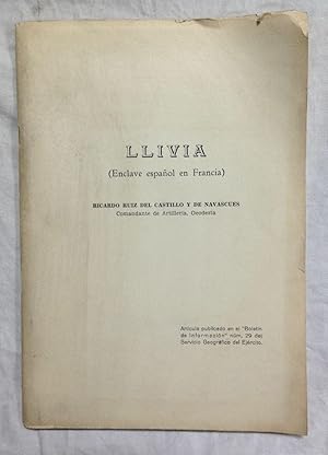 LLIVIA (Enclave español en Francia). Artículo publicado en el Boletín de Información, núm. 29 del...