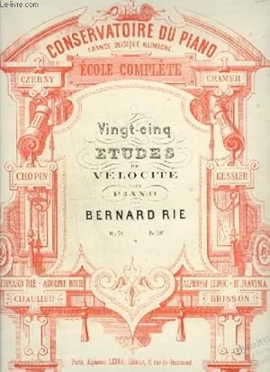 Seller image for 25 ETUDES DE VELOCITE POUR PIANO - OP.38. for sale by Le-Livre