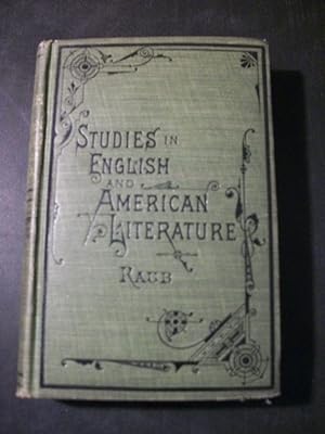 Studies in English and American Literature, from Chaucer to the Present Time