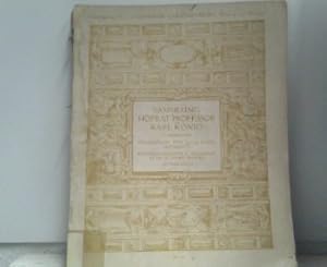 Seller image for Auktion Hofrat Professor Karl Knig, Wien - II. Abteilung: lgemlde des 14.-19. Jahrhunderts, Handzeichnungen u. Aquarelle alter und neuer Meister, Antiquitten - Versteigerung XLI von Gilhofer & Ranschburg, Wien, 11. u. 12. Mai 1917 for sale by ABC Versand e.K.