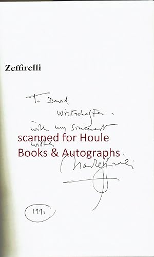 Seller image for ZEFFIRELLI: THE AUTOBIOGRAPHY OF for sale by Houle Rare Books/Autographs/ABAA/PADA