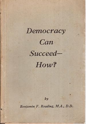 Seller image for Democracy Can Succeed--How? for sale by Hyde Brothers, Booksellers