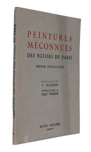 Immagine del venditore per Peintures mconnues des Eglises de Paris. Retour d'vacuation venduto da Abraxas-libris