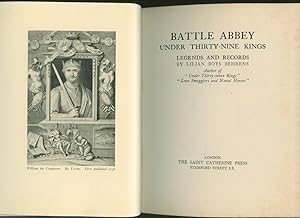 Bild des Verkufers fr Battle Abbey Under Thirty-Nine (39) Kings; Legends and Records zum Verkauf von Little Stour Books PBFA Member