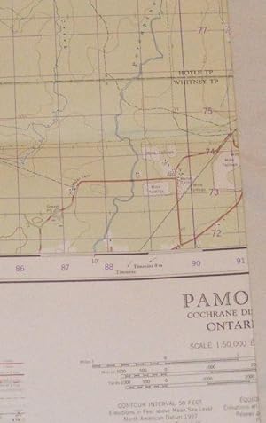 Canada 1:50000 Map Sheet 42A/11E: Pamour, Cochrane District, Ontario