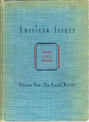 Seller image for American Issues: Volume One: The Social Record for sale by Round Table Books, LLC