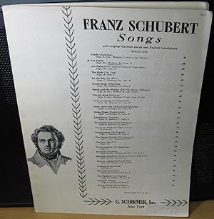 Franz Schubert Songs, Series One