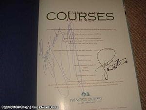 Bild des Verkufers fr Courses: A Culinary Journey (SIGNED by two chefs, with leaflet) zum Verkauf von 84 Charing Cross Road Books, IOBA