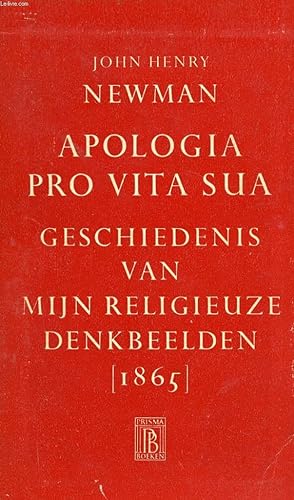 Bild des Verkufers fr APOLOGIA PRO VITA SUA, GESCHIEDENIS VAN MIJN RELIGIEUZE DENKBEELDEN (1865), DEEL II zum Verkauf von Le-Livre