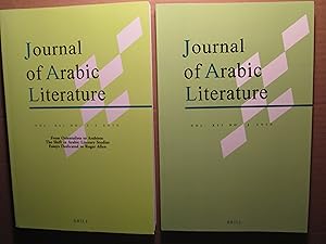 Immagine del venditore per Journal of Arabic Literature : Vol XLI ; No.s 1-2 ; 3 [2010] venduto da Expatriate Bookshop of Denmark