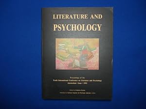 Literature and Psychology. Tenth International Conference