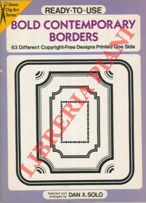 Ready-to-use bold contemporary borders. 63 different copyright-free designs. Printed one side.