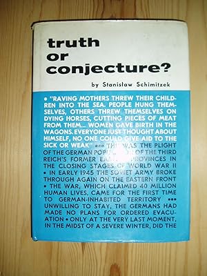 Seller image for Truth or Conjecture? German Civilian War Losses in the East for sale by Expatriate Bookshop of Denmark