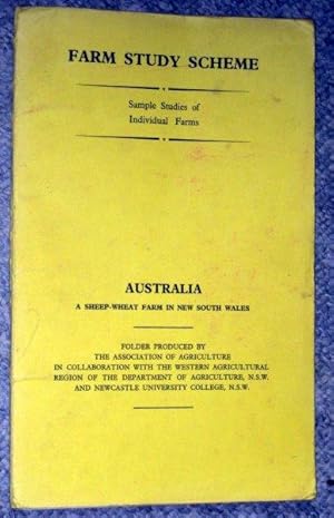 Imagen del vendedor de FARM STUDY SCHEME, AUSTRALIA. A Sheep Wheat Farm in New South Wales. BUCKINBAH, YEOVAL, NSW. Mr R.C.JOHNSON. a la venta por Tony Hutchinson