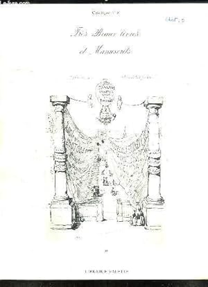 Seller image for Catalogue N8 de Trs Beaux livres et Manuscrits. for sale by Le-Livre