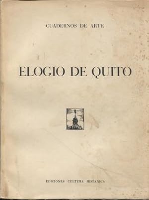 Image du vendeur pour Elogio De Quito mis en vente par E Ridge Fine Books