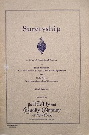 Seller image for Suretyship, A Series of Educational Articles for sale by Shoestring Collectibooks