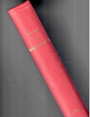 BIBLIOTHECA BRITANNICO-HIBERNICA; SIVE, DE SCRIPTORIBUS, ANGLIA, SCOTIA, ET HIBERNIA, LONDON 1748.