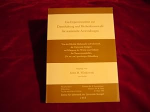 Ein Expertensystem zur Datenhaltung und Methodenauswahl für statistische Anwendungen. Dissertation.