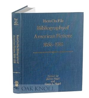 Seller image for FACTS ON FILE BIBLIOGRAPHY OF AMERICAN FICTION 1866-1918 for sale by Oak Knoll Books, ABAA, ILAB