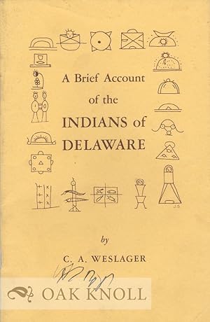 Bild des Verkufers fr BRIEF ACCOUNT OF THE INDIANS OF DELAWARE.|A zum Verkauf von Oak Knoll Books, ABAA, ILAB