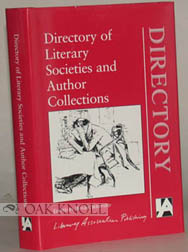 DIRECTORY OF LITERARY SOCIETIES AND AUTHOR COLLECTIONS