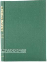 Imagen del vendedor de HENRY BANKES'S TREATISE ON LITHOGRAPHY a la venta por Oak Knoll Books, ABAA, ILAB