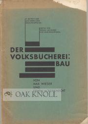 Seller image for VOLKSBUCHEREIBAU.|DER for sale by Oak Knoll Books, ABAA, ILAB