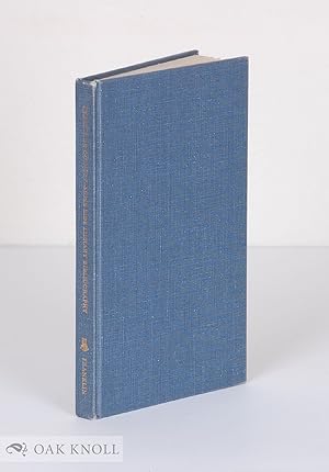 Seller image for THOMAS DE QUINCEY, A BIBLIOGRAPHY BASED UPON THE DE QUINCEY COLLECTION IN THE MOSS SIDE LIBRARY for sale by Oak Knoll Books, ABAA, ILAB