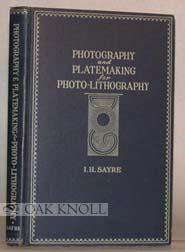 Seller image for PHOTOGRAPHY AND PLATEMAKING FOR PHOTO-LITHOGRAPHY for sale by Oak Knoll Books, ABAA, ILAB