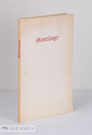 MINNESÄNGER, ACHTEZEHN FARBIGE WIEDERGABEN AUS DER MANESSISCHEN LIEDERHANDSCHRIFT