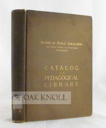 Seller image for BOARD OF PUBLIC EDUCATION OF THE FIRST SCHOOL DISTRICT for sale by Oak Knoll Books, ABAA, ILAB