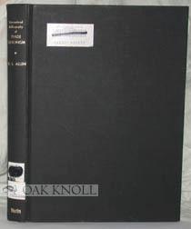 Seller image for INTERNATIONAL BIBLIOGRAPHY OF TRADE UNIONISM for sale by Oak Knoll Books, ABAA, ILAB