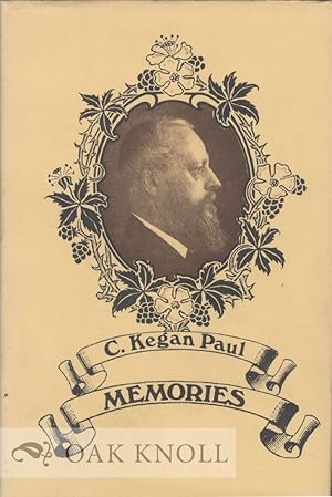 Seller image for MEMORIES for sale by Oak Knoll Books, ABAA, ILAB