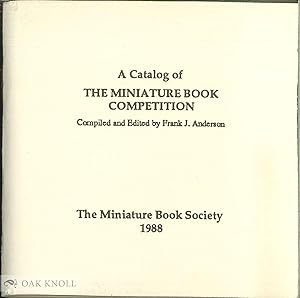 CATALOG OF THE MINIATURE BOOK COMPETITION.|A