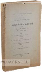 Imagen del vendedor de JOURNAL AND ORDER BOOK OF CAPTAIN ROBERT KIRKWOOD OF THE DELAWARE REGIMENT OF THE CONTINENTAL LINE a la venta por Oak Knoll Books, ABAA, ILAB