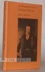 Image du vendeur pour SIR HUMPHRY DAVY'S PUBLISHED WORKS mis en vente par Oak Knoll Books, ABAA, ILAB