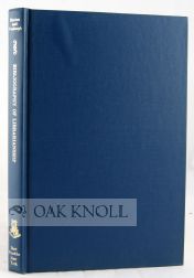 Seller image for BIBLIOGRAPHY OF LIBRARIANSHIP, CLASSIFIED AND ANNOTATED GUIDE TO THE LIBRARY LITERATURE OF THE WORLD (EXCLUDING SLAVONIC AND ORIENTAL LANGUAGES) for sale by Oak Knoll Books, ABAA, ILAB