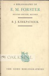 Seller image for BIBLIOGRAPHY OF E.M. FORSTER.|A for sale by Oak Knoll Books, ABAA, ILAB