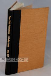 Image du vendeur pour PENN STATE PUBLICATIONS: A FINDING GUIDE, 1855-1975 mis en vente par Oak Knoll Books, ABAA, ILAB
